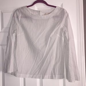 White with little black stripe top!